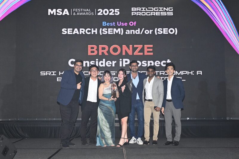 iprospect best use of sem seo bronze award malaysia 2025